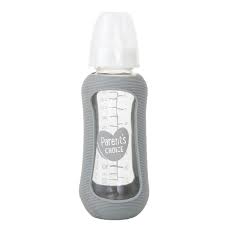 Parent S Choice 3 Pack Glass 9oz Baby Bottles With Silicone Sleeve Ages 0 Months Walmart Com