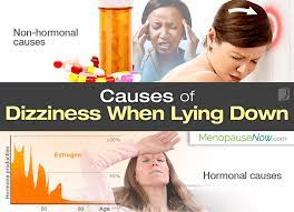 Dizziness that occurs when you lie down or roll over is usually caused by the calcium crystals moving in the canals of the peripheral vestibular system. Dizziness When Lying Down Causes And Solutions Menopause Now