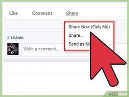 If it's a photograph that you took on your mobile device, it's easy to post it on facebook, copy the comment you left there, then post it again on instagram, pasting the comment so they match. Einen Post Auf Facebook Teilen 10 Schritte Mit Bildern Wikihow