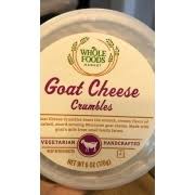 Goat cheese brands at whole foods. Whole Foods Market Goat Cheese Crumbles Calories Nutrition Analysis More Fooducate