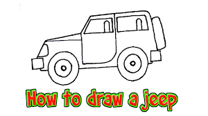At this stage of the instruction on how to draw a jeep, you need to portray the rims. How To Draw A Jeep Wrangler Step By Step Novocom Top