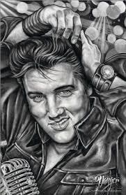 Elvis by James Danger Harvey Mini Poster 11" x 17"