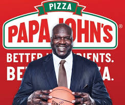 Starting a tweet with a comma and ending in all caps with no punctuation? Shaquille O Neal To Bring Papa John S To Every Hbcu Campus