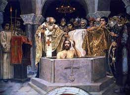 824×1001 px (0,1 mb) художник: Opisanie Kartiny Viktora Vasnecova Kreshenie Knyazya Vladimira Vasnecov Viktor