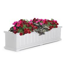 Selevae Self Watering Plastic Window Box Planter Reviews Birch Lane In 2020 Cape Cod Window Box Window Box Window Box Flowers