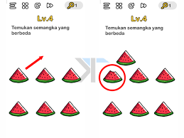 Ketuk persegi panjang sesuai perintah (persegi panjang orange 3 kali, hijau 5 kali (saat persegi panjang berwarna hijau berubah warna menjadi orange, tunggu beberapa detik untuk berubah kembali menjadi hijau dan. Kunci Jawaban Brain Out Level 1 50