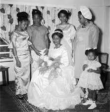 This Picture Is An Example Of A Nigeria Wedding In The 1960s Vintage Wedding Photography Vintage Bride Vintage Wedding Photos