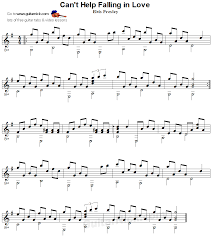 Elvis Presley Can T Help Falling In Love Ukulele Chords Can T Help Falling In Love Fingerstyle Guitar Tab Partituras Guitarras Musica