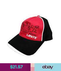 New Levi S Red Tab Men S Premium Classic Cotton Baseball Hat Cap Red One Size Ebay Baseball Hats Levi Red Tab