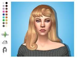 Our favorites for sims 4: Sims 4 Maxis Match Hair Aurora The Sims Book