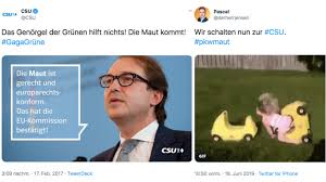 Thread lesen, dann hätten wir einige beiträge weniger, indem sich. Csu Scheitert Mit Pkw Maut Und Muss Auf Twitter Einstecken Ze Tt