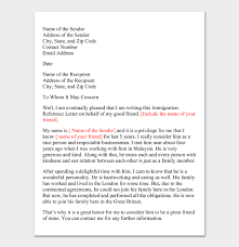 Check spelling or type a new query. Letter Of Support For Immigration Template Sample Letters