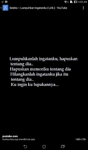 D jangan sembunyi g kumohon padamu jangan sembunyi em sembunyi dari apa. Download Lagu Lumpuhkanlah Ingatanku Cover Penggambar