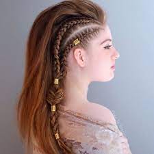 Braided Warrior Hello Gorgeous This Hairstyle Has Warrior Princess Written All Over It Le Prom Hairstyles For Long Hair Viking Hair Boxer Braids Hairstyles