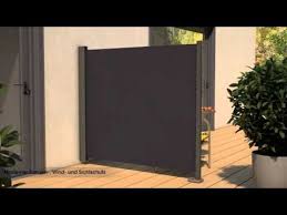 Seitenmarkise Anwendungsvideo Youtube In 2020 Markise Markise Balkon Garten Am Hang