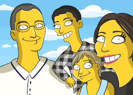 Yellow Portrait, Shoulders Up. Simpsonize Me, Custom Simpsons Portrait,  Cartoon Portrait, You as Custom Yellow Character for Family Friends