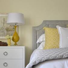 This little boys bedroom features yellow accents that make it absolutely darling! Gray And Yellow Bedroom Transitional Bedroom Womack Interiors