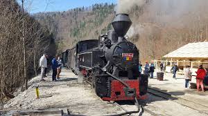 Ne apropiem de grupul de macaze cunoscut sub numele de pajura. Trenuri De Ecartament Ingust