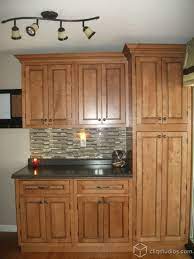 All wood cabinets with solid maple face frames and doors; Fairmont Inset Kitchen Cabinets In Maple Caramel Jute Glaze From Cliqstudios Com Kitchen Design Kitchen Cabinet Styles Glazed Kitchen Cabinets