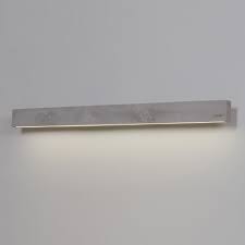 C Line Langliche Led Wandleuchte Aus Beton Fein Gearbeitet In Massivem Material Die Wand Kehrt Ihr Inner Wandleuchte Led Wandleuchten Beleuchtung Fur Zuhause