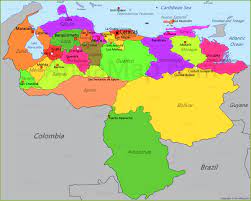 Compartir cualquier lugar, el tiempo, la regla, encuentra tu ubicación, las calles; Venezuela Map Map Of Venezuela Annamap Com