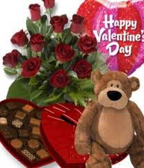 Maybe you would like to learn more about one of these? Valentines Day Bundle Roses Mylar Chocolates Bear In Universal City Tx Karen S House Of Flowers Custom Creations