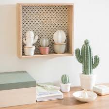 Statuette Cactus En Porcelaine Bicolore H25cm Maisons Du Monde Bricolage Pour La Chambre Decoration Chambre Ado Deco Chambre