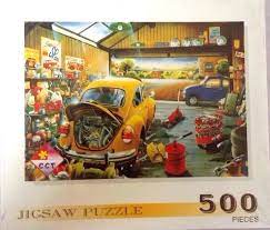 Vintage Volkswagen Classic Car Collection Jigsaw Puzzle 500 Pieces New Freeship