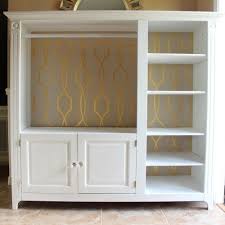 Tv Stand Turned Wardrobe Closet Frills Drills Old Tv Stands Tv Cabinet Repurpose Tv Cabinet Diy