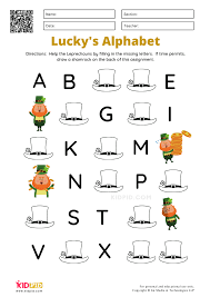 Others are basic alphabet tracing. Shamrock Missing Alphabet Practice Worksheets For Kids Kidpid Free Printable Worksheets Games