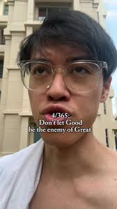 Don't Let Good Be the Enemy of Great