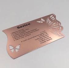 There are business cards and then there are gold gloss metal business cards. Custom Wholesale Rose Gold Die Out Stainless Steel Metal Business Card Business Cards Aliexpress
