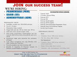 Ada perusahaan yang sedang membuka kesempatan lowongan kerja lulusan sma, it, it support, it staff, kurir dan banyak lagi melalui indeed.com. Sampai Tanggal 13 Nov 18 Di Lowongan Kerja Pasuruan Facebook