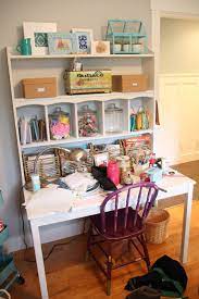 I spread stuff everywhere when i'm working on a project and cute storage ideas make a world of difference to me when it's time to straighten up. My Horrendously Messy Craft Room Before One Room Challenge Week One The Happy Housie