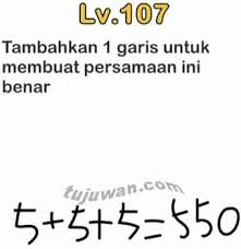 Check spelling or type a new query. Brain Out Tambahkan 1 Garis Untuk Membuat Persamaan Ini Benar Jawaban Brain Out Di Peringkat 107 Tujuwan Com
