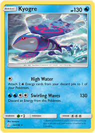 Kyogre Pokedex It is one of the legendary pokémon of the hoenn region. kyogre pokedex