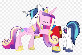 Celebrate the royal my little pony wedding of princess cadance and shining armor ponies with the pony princess wedding castle playset. My Little Pony Prince Shining Armor And Princess Cadence My Little Pony Princess Cadence And Shining Armor Free Transparent Png Clipart Images Download