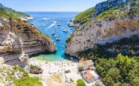 Along the makarska riviera, stretching south along the rocky coast from split, some of croatia's most famous beaches spread out against the backdrop of the biokovo mountain range. 25 Best Beaches In Croatia World Beach Guide