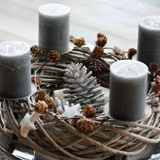 Adventskranz Natur Und Grau Depot Online De Adventskranz Adventskranz Ideen Adventskranz 2017