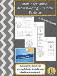 Atomic Structure Understanding Subatomic Particles Tpt Sharing Lessons Understanding Atomic Structure