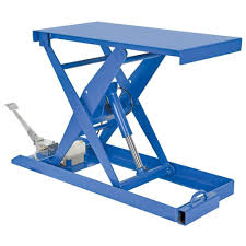 Vestil 20 In X 40 In 1000 Lb Foot Pump Scissor Lift Table Sctab 1000 The Home Depot Lift Table Vestil Scissor Lift