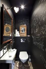 Gastebad Kleines Gastebad Kleines Bad Schwarz Bad Gastebad Kleines Powderrooms Schwarz Guest Bathroom Small Wc Design Black Toilet