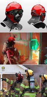 C Thru Helmet Concept Firefighter Helmet Concept Firefighting Helmet