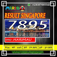 Result Singapore 09 Agustus 2020 Tanggal