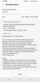 Thinking about installing the samsung galaxy s9 android pie update on. Unlocked Galaxy S9 Now Getting Android Pie Update In The Us Sammobile