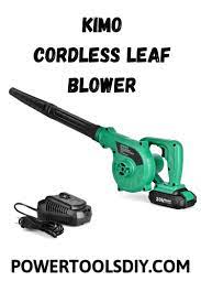 Kimo Cordless Leaf Blower In 2021 Leaf Blower Leaf Sweeper Cool Backpacks