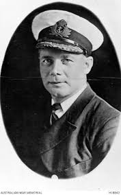 Studio portrait of Commander William Henry Farrington Warren, HMAS  Parramatta. Commander Warren ...