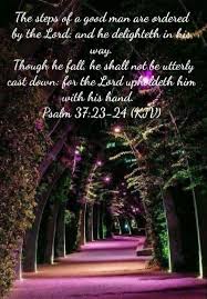 Psalm 37 23 24 Kjv Psalms Bible Prayers Daily Scripture