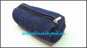 Ecobrisa Manualidades Neceser Con Jeans Vaqueros O Mezclilla