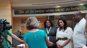 Visit your state's vaccine dashboard to learn more about their distribution guidelines. Lt Gov Flanagan Visits Minnesota Community Care Covid 19 Vaccine Clinic Minnesota Community Care